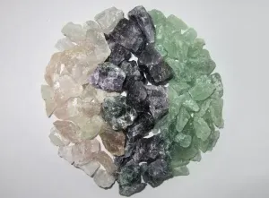 Fluorspar lumps — mixed grades