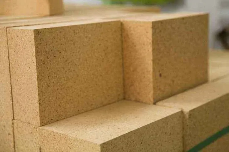 High-temperature firebrick sample