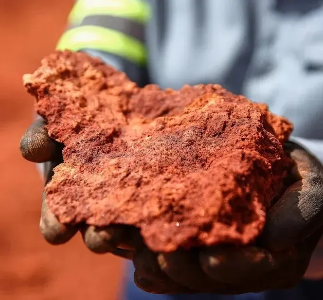 Bauxite sample