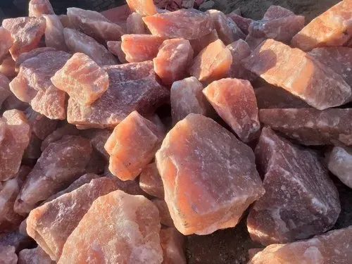 Rock salt chunks